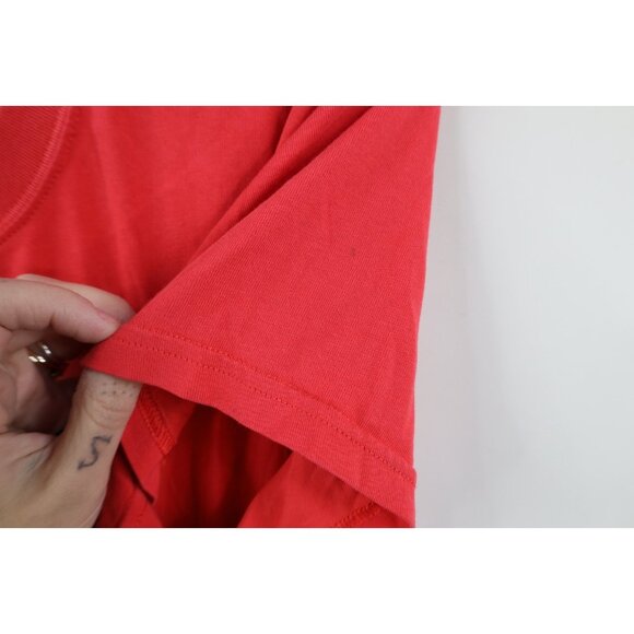 Vintage Y2K Nike Womens XL Travis Scott Center Swoosh Short Sleeve T-Shirt Pink - Picture 7 of 16